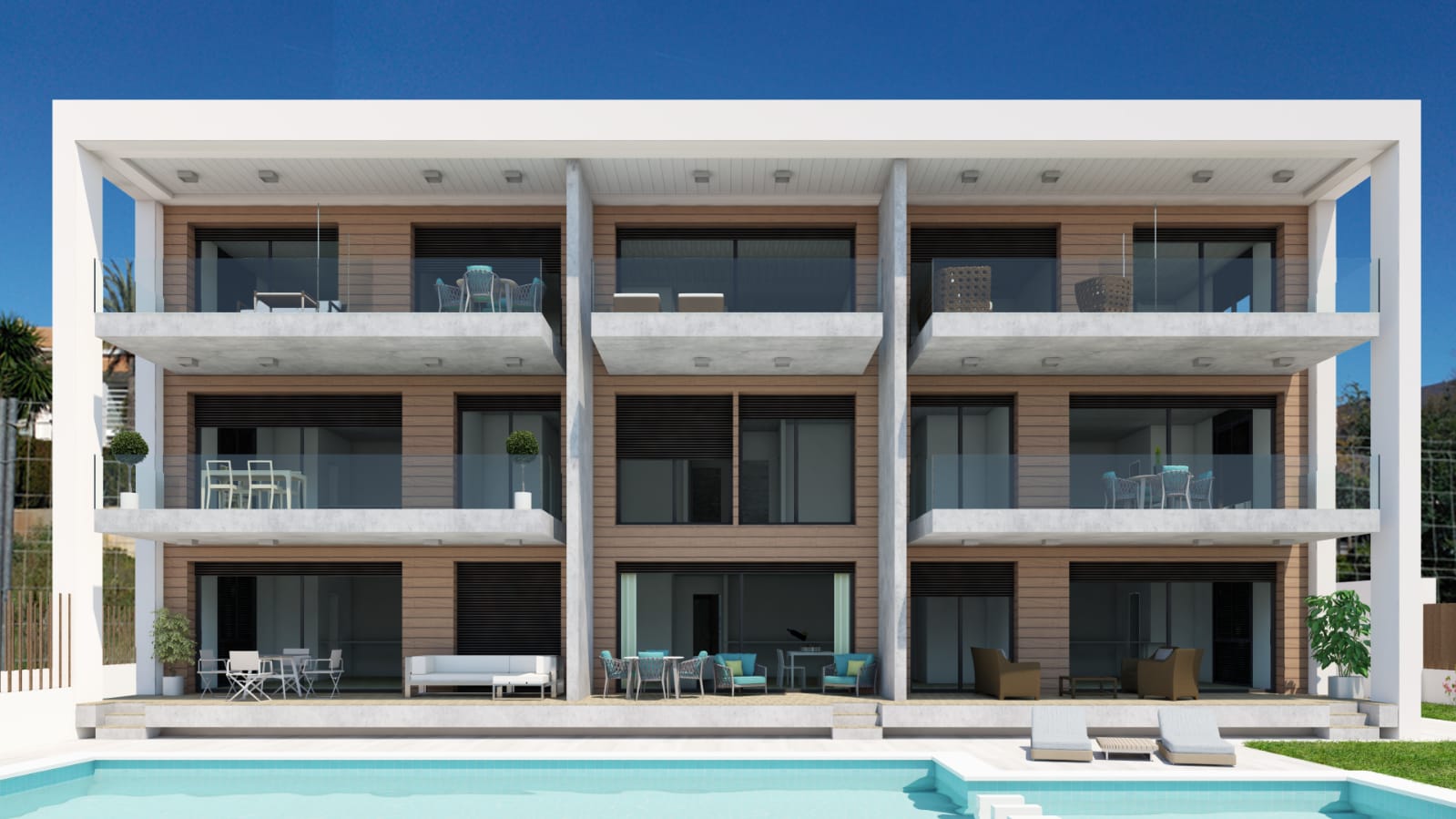 Off Plan Apartments for Sale in Javea, close to the Arenal beach.